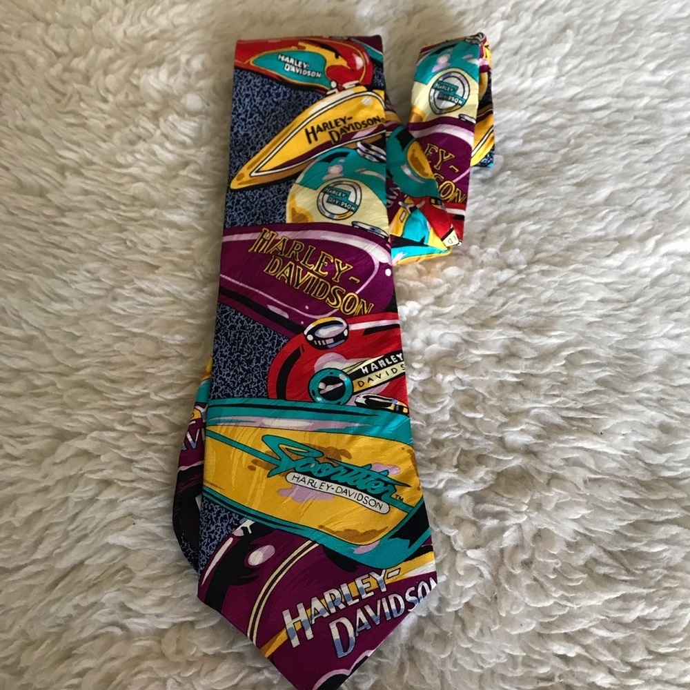 Harley Davidson Motor Co. Vintage 1993 Men’s Necktie